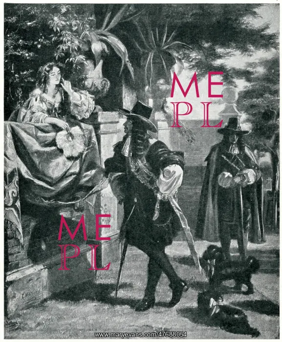 : King Charles II and Nell Gwyn, actress : King Charles II and Nell Gwyn, actress