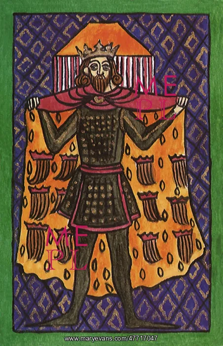  : King with Cloak of Beards
