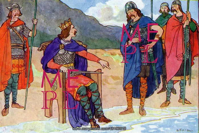: King Cnut commands the tide to retreat (unsuccessfully) : King Cnut commands the tide to retreat (unsuccessfully)