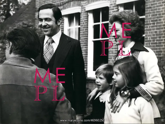 : Former King Constantine of Greece and family : Former King Constantine of Greece and family