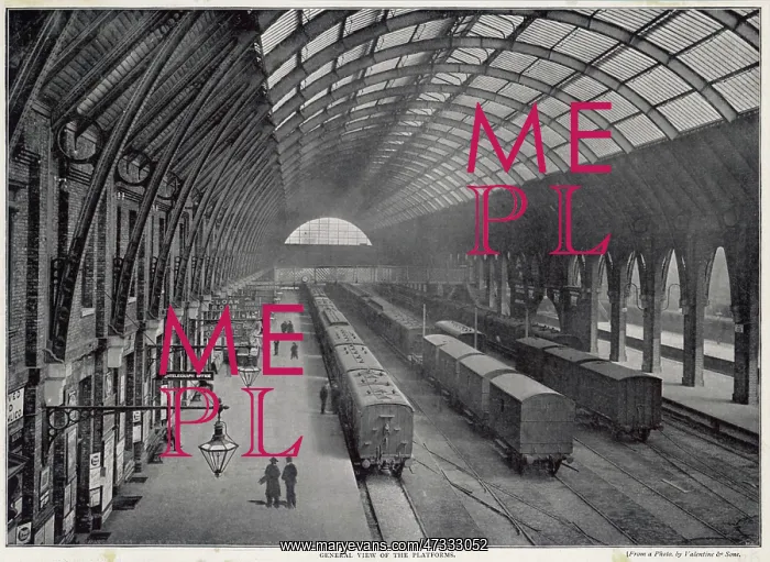 : King Cross Station 1895 : King Cross Station 1895