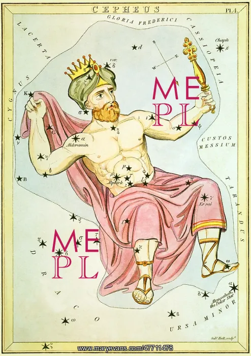  : King with Crown and Scepter