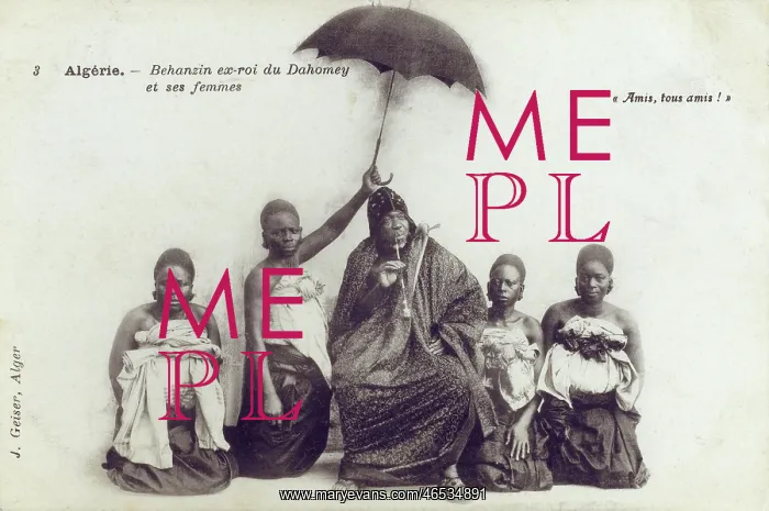 : The Former king of Dahomey and his wives : The Former king of Dahomey and his wives