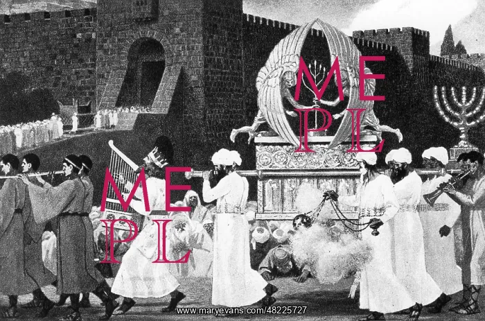 : King David with the Ark of the Covenant : King David with the Ark of the Covenant