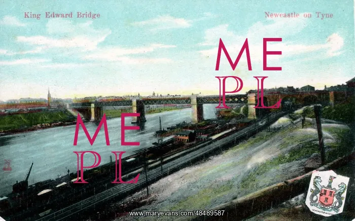 : King Edward Bridge, Newcastle-upon-Tyne, Northumberland : King Edward Bridge, Newcastle-upon-Tyne, Northumberland