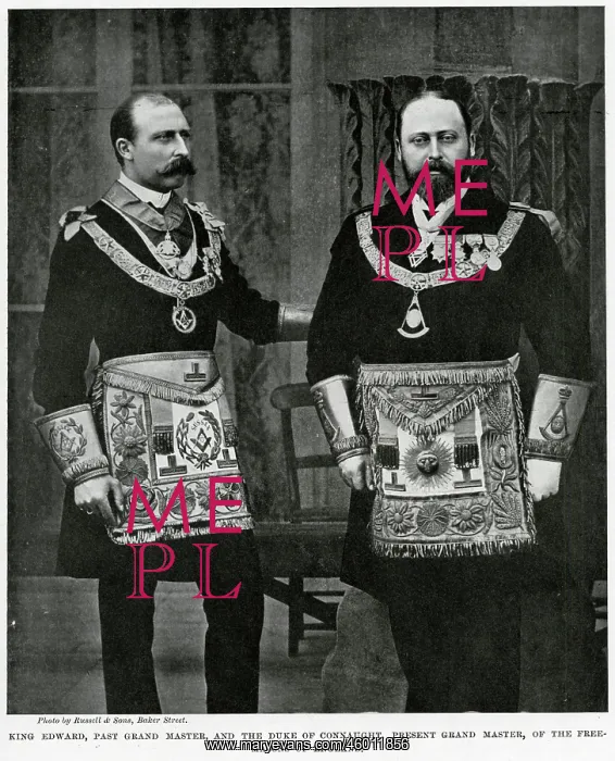 : King Edward & Duke of Connaught - Freemason : King Edward & Duke of Connaught - Freemason