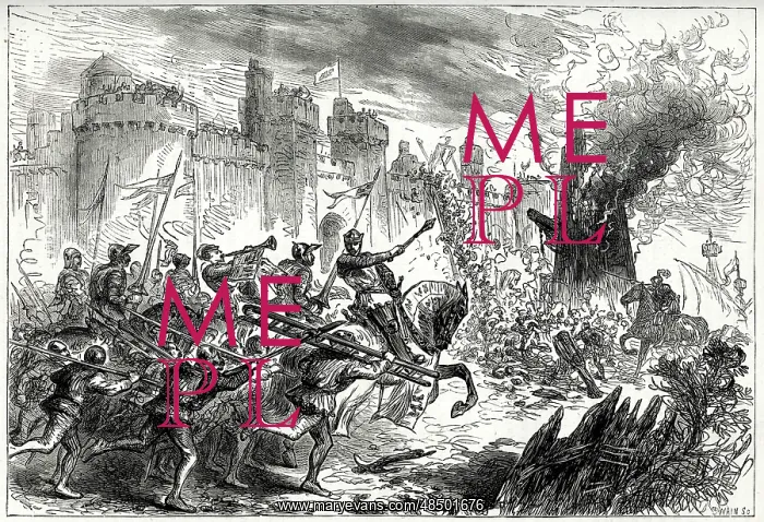 : King Edward I at the Siege of Berwick, Scotland : King Edward I at the Siege of Berwick, Scotland