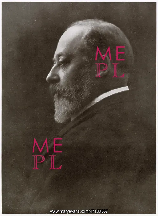: King Edward VII by Baron de Meyer : King Edward VII by Baron de Meyer