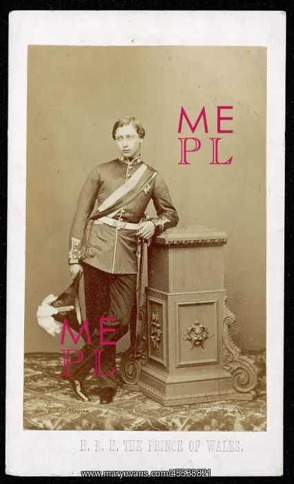 : King Edward VII - Mayall - Carte de Visite : King Edward VII - Mayall - Carte de Visite