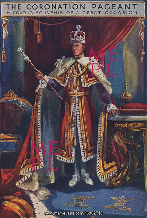 : King Edward VIII at his Coronation : King Edward VIII at his Coronation
