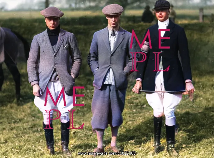 : King Edward VIII, George V and Duke of Gloucester : King Edward VIII, George V and Duke of Gloucester