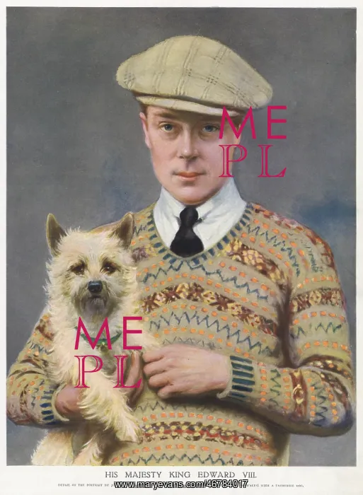 : King Edward VIII by John St. Helier Lander : King Edward VIII by John St. Helier Lander
