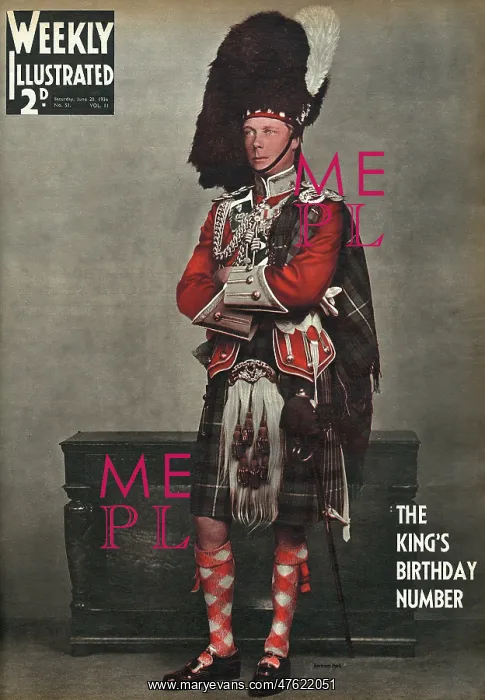  : King Edward VIII in Scottish uniform