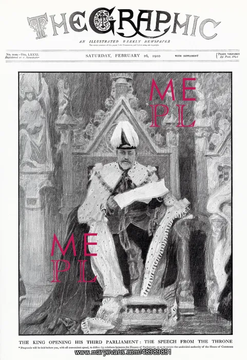 : King Edward's opening his third Parliament 1910 : King Edward's opening his third Parliament 1910
