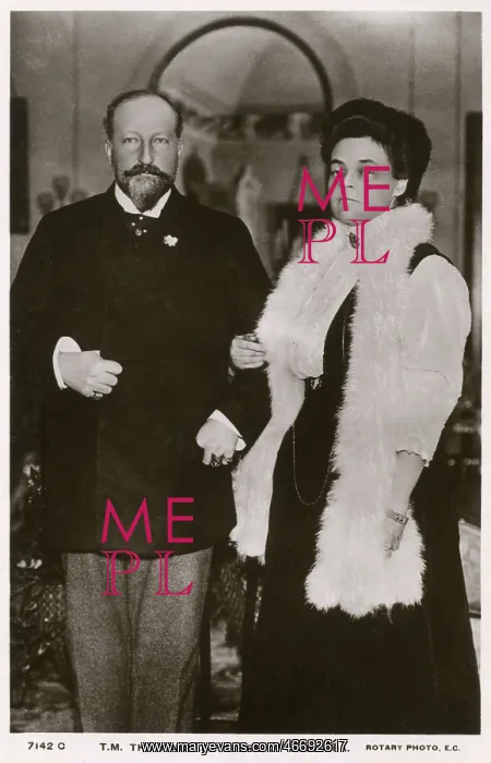 : King Ferdinand and Queen of Bulgaria : King Ferdinand and Queen of Bulgaria