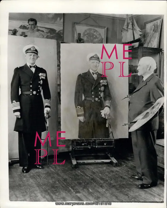 : King Frederick of Denmark with new portrait : King Frederick of Denmark with new portrait