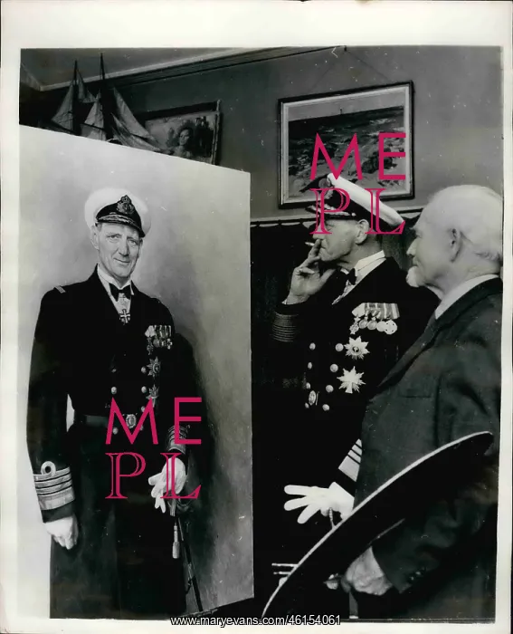 : King Frederick of Denmark with new portrait : King Frederick of Denmark with new portrait