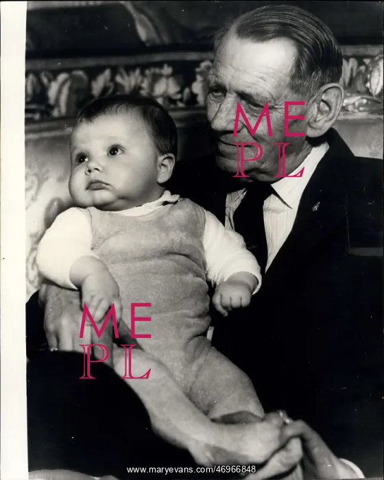 : King Fredrick of Denmark and grandson : King Fredrick of Denmark and grandson