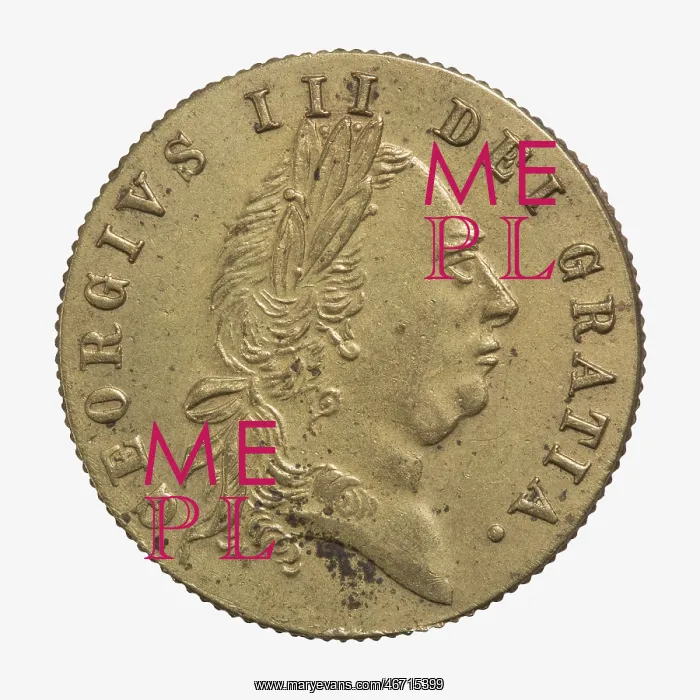 : King George III gambling token, 1768 : King George III gambling token, 1768