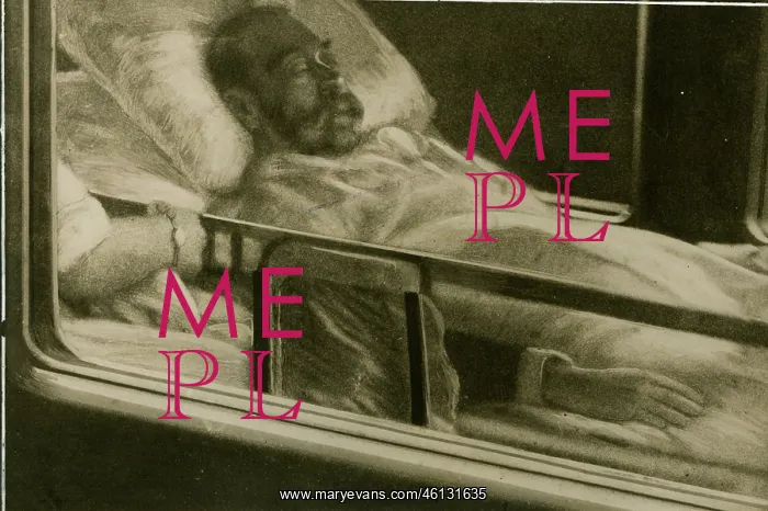 : King George V in ambulance on his way to Bognor : King George V in ambulance on his way to Bognor