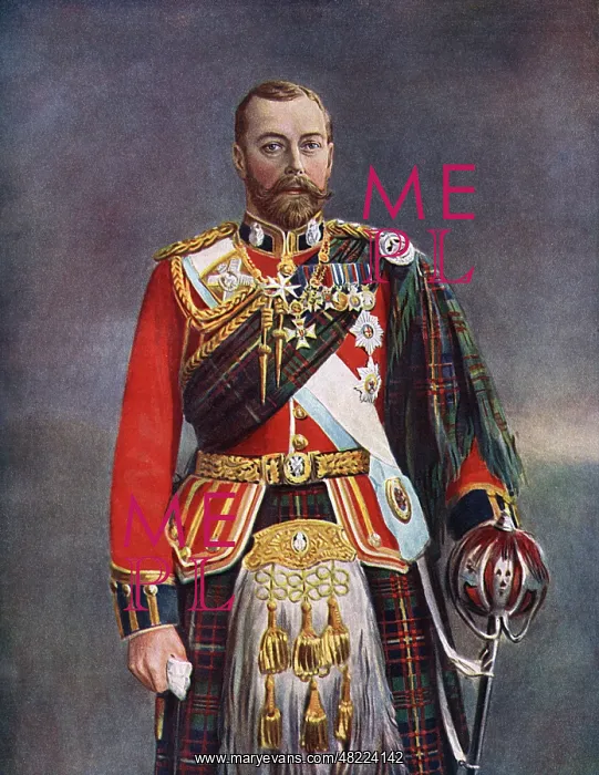 : King George V as Colonel of Cameron Highlanders : King George V as Colonel of Cameron Highlanders