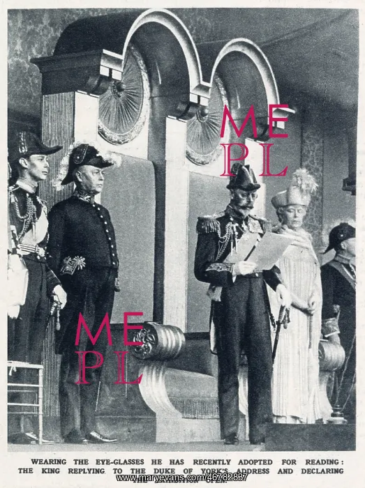: King George V declaring British Empire Exhibition open : King George V declaring British Empire Exhibition open