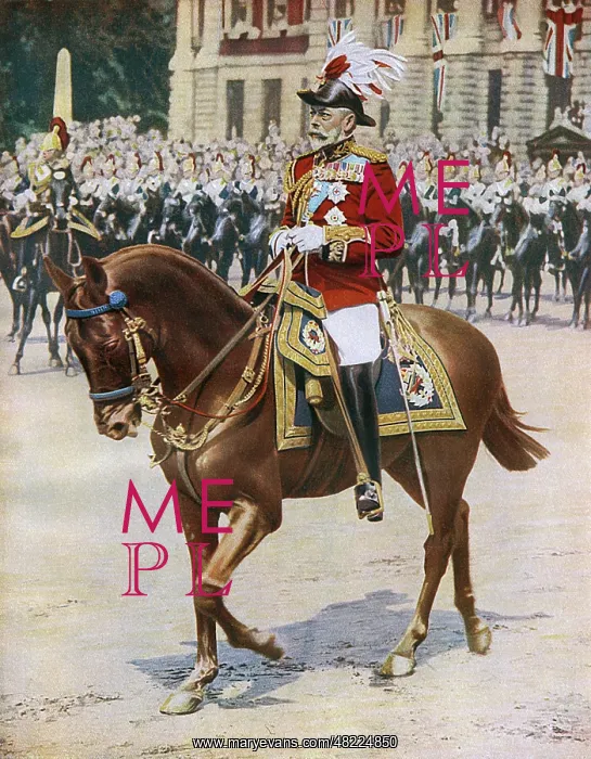: King George V on horseback as Field Marshal : King George V on horseback as Field Marshal