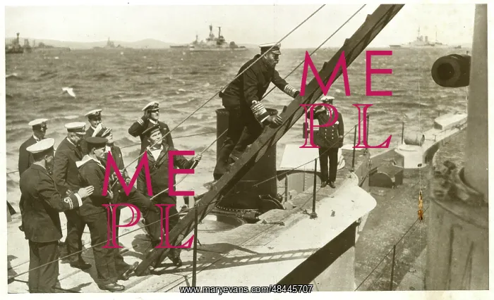  : King George V inspecting the Royal Navy