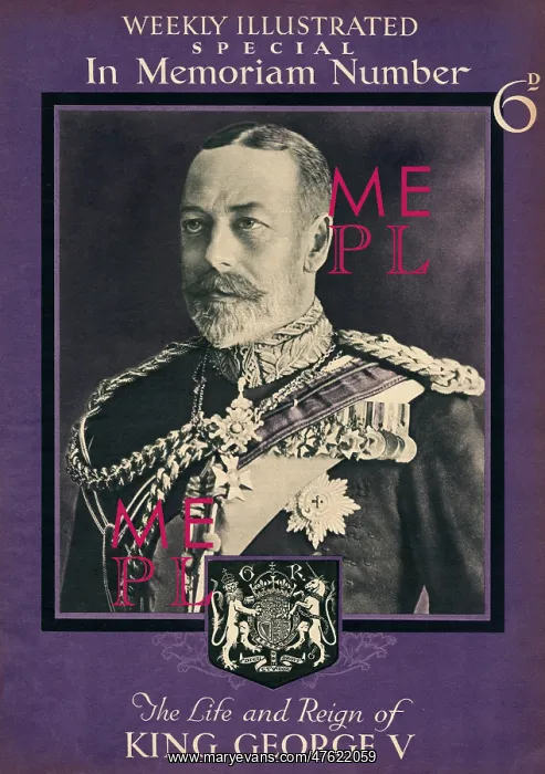 : King George V -- In Memoriam : King George V -- In Memoriam
