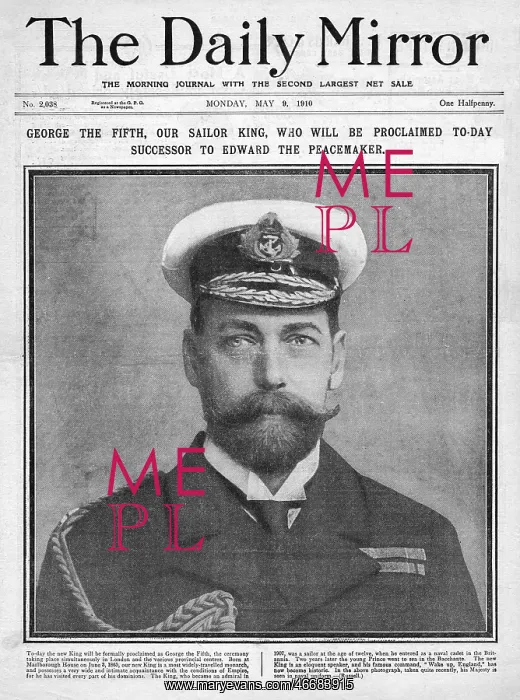 : King George V proclaimed : King George V proclaimed