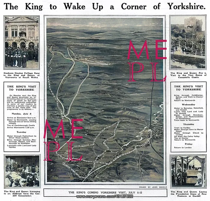 : King George V - Visit to Yorkshire : King George V - Visit to Yorkshire
