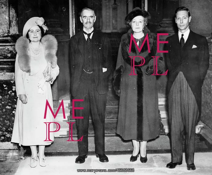 : King George VI of England and Chamberlain : King George VI of England and Chamberlain