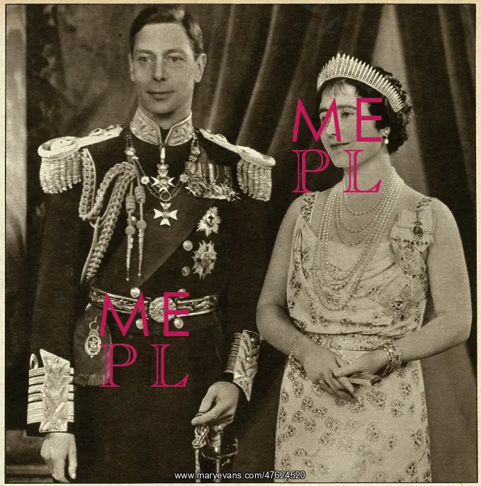 : King George VI and Queen Elizabeth 1937 : King George VI and Queen Elizabeth 1937