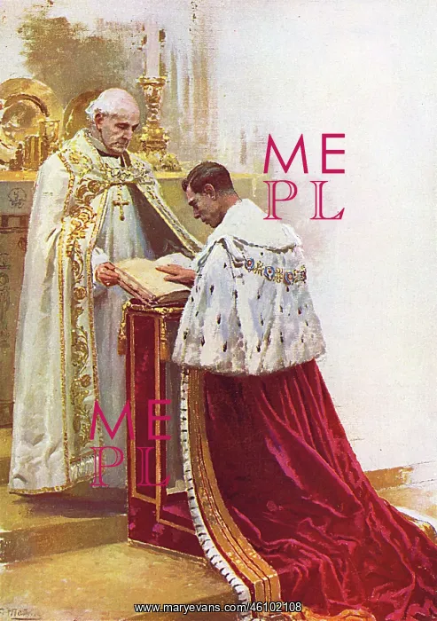 : King George VI takes the oath : King George VI takes the oath