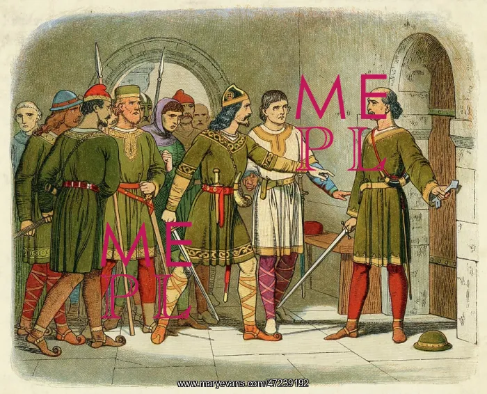 : King Henry I demands the royal treasury : King Henry I demands the royal treasury