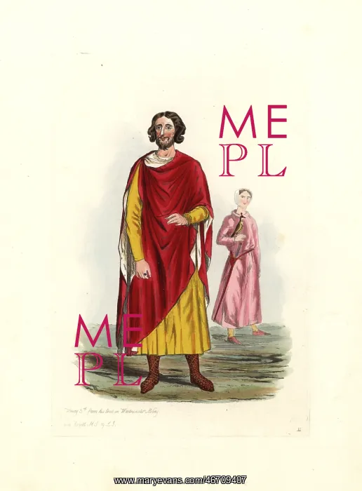 : King Henry III from his tomb and a falconer : King Henry III from his tomb and a falconer