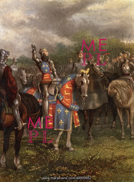 : King Henry V at Battle of Agincourt : King Henry V at Battle of Agincourt