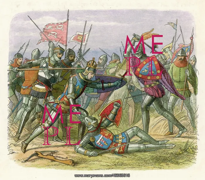 : King Henry V at Battle of Agincourt : King Henry V at Battle of Agincourt