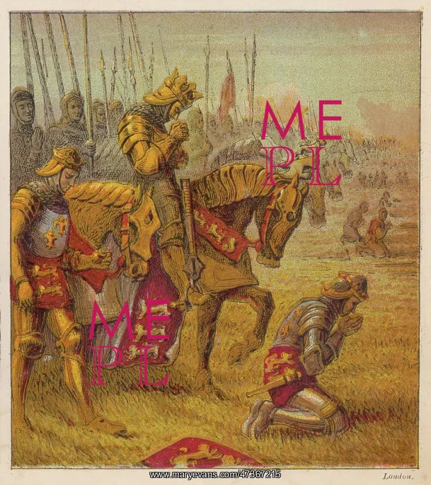 : King Henry V at Battle of Agincourt : King Henry V at Battle of Agincourt
