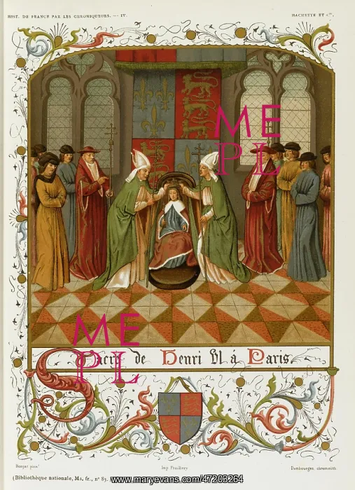 : King Henry VI coronation : King Henry VI coronation