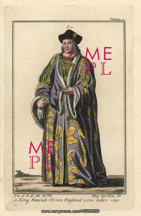 : King Henry VII of England, 1490 : King Henry VII of England, 1490