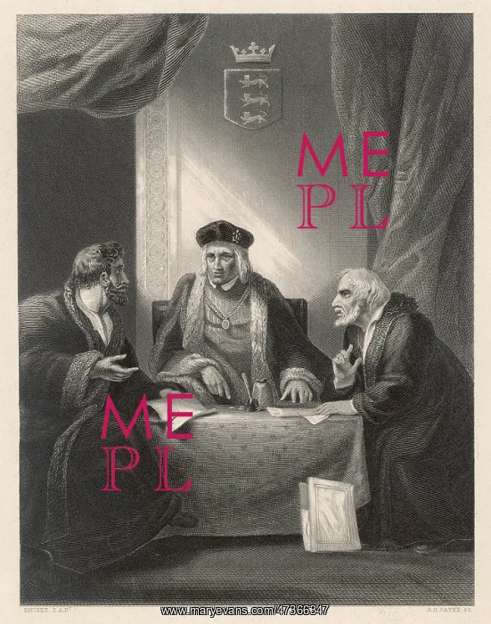 : King Henry VII and ministers : King Henry VII and ministers