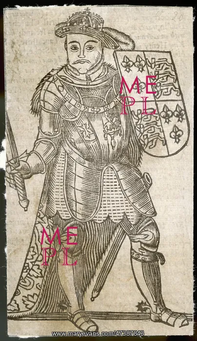 : King Henry VIII with a shield : King Henry VIII with a shield