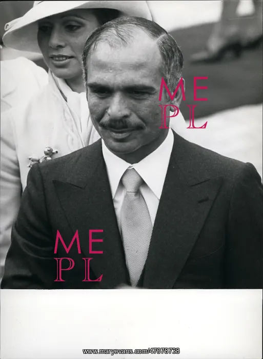 : King Hussein of Jordan arrives in Japan : King Hussein of Jordan arrives in Japan