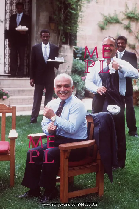  : King Hussein of Jordan & C P Hassan