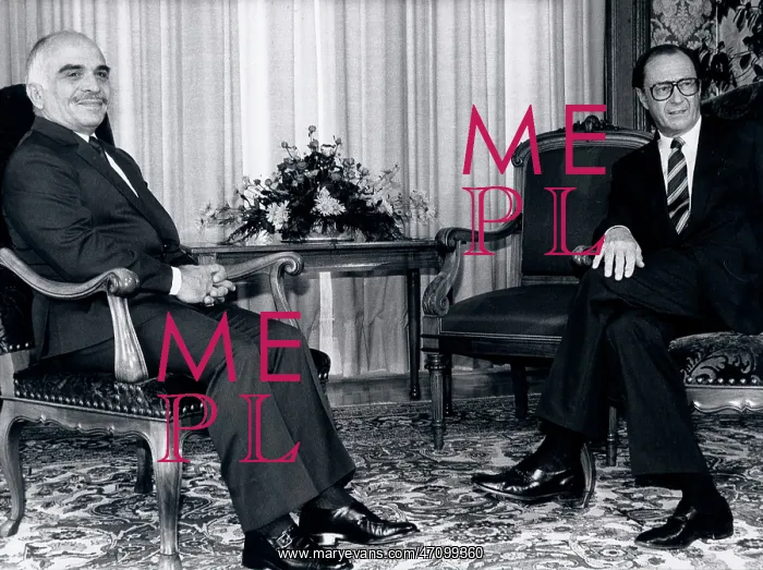: King Hussein of Jordan visits Switzerland : King Hussein of Jordan visits Switzerland