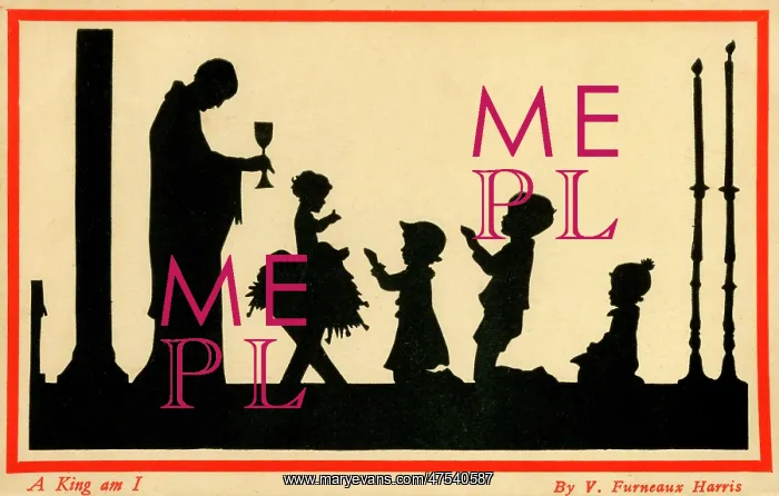 : The King Am I - Nativity scene silhouette : The King Am I - Nativity scene silhouette