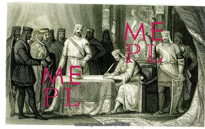  : King John signing the Magna Carta