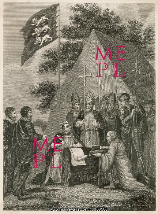 : KING JOHN SIGNS CARTA : KING JOHN SIGNS CARTA