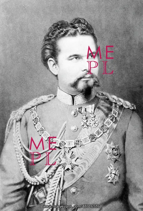 : King Ludwig II of Bavaria, 1875 : King Ludwig II of Bavaria, 1875